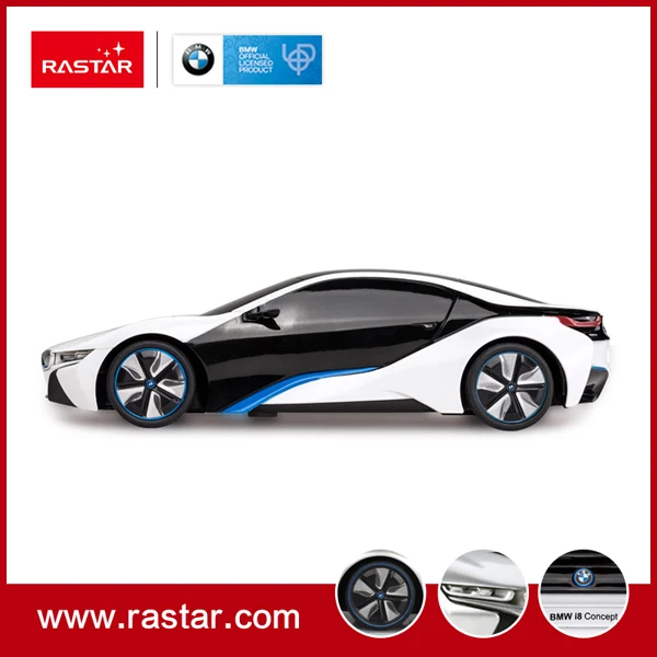 Rastar лицензированный R/C 1:24 весы BMW I8 Дистанционное управление автомобиль brinquedo menino