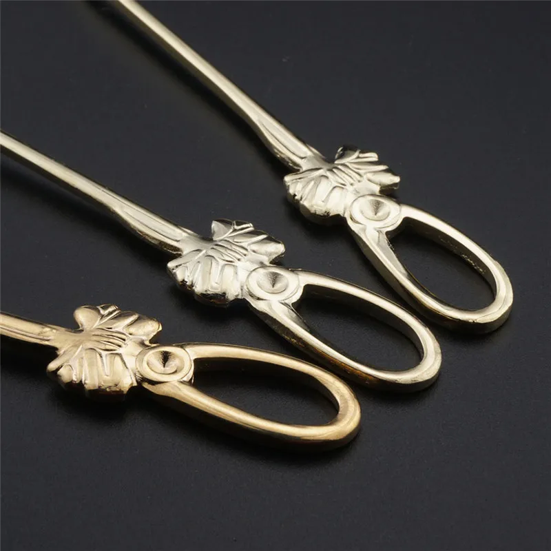 Stainless Steel Gold Dinnerware Spoon Fork Tableware Gold Cutleries Dessert Fruit Western Food Set Kitchen Tools