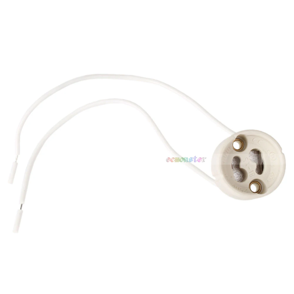 Фото wholesale 10pcs/lot GU10 Socket led bulb halogen Lamp bases lighting holder Wire Connector E02815 Лампы и освещение wholesale 10pcs/lot GU10 Socket led bulb halogen Lamp bases lighting holder Wire Connector E02815 Лампы и освещение