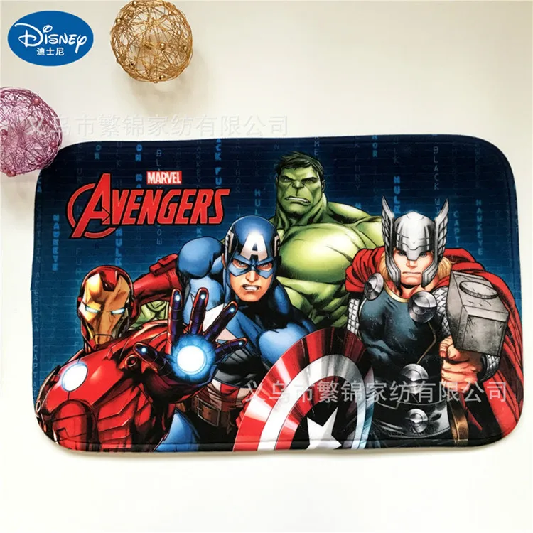 Avengers Придверный коврик с изображением героев мультфильма «мстители», «Человек-паук», «мышь», детский игровой коврик для мальчиков и девочек, коврик для спальни, кухни, внутренний коврик для ванной комнаты - Цвет: Avengers
