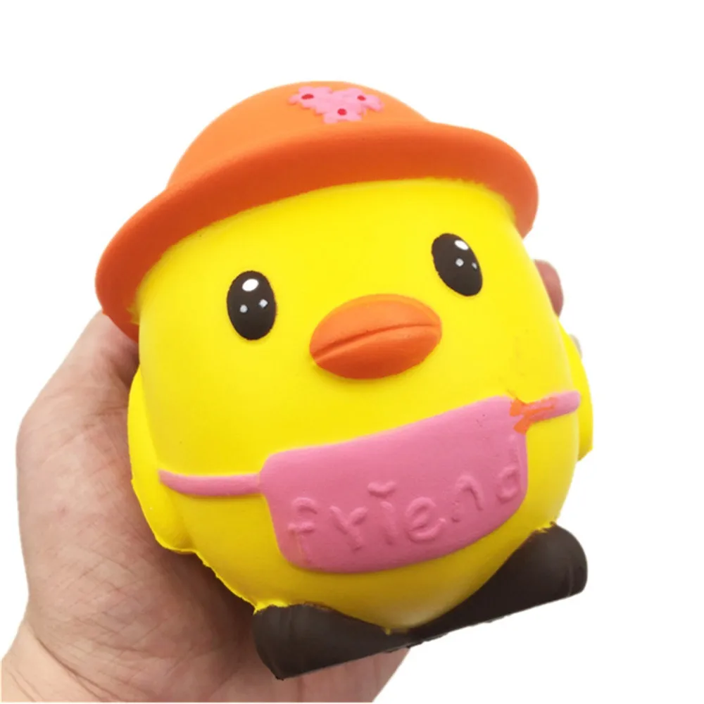 Новинка 2018 Jumbo Kawaii мягкие милые медленно поднимающиеся цыплята малышки ЧУК рефиф