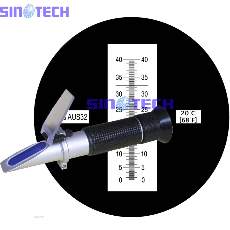 Рефрактометр 0 40% AUS32 для измерения концентрации мочевины|refractometer|urea salerefractometer chart |