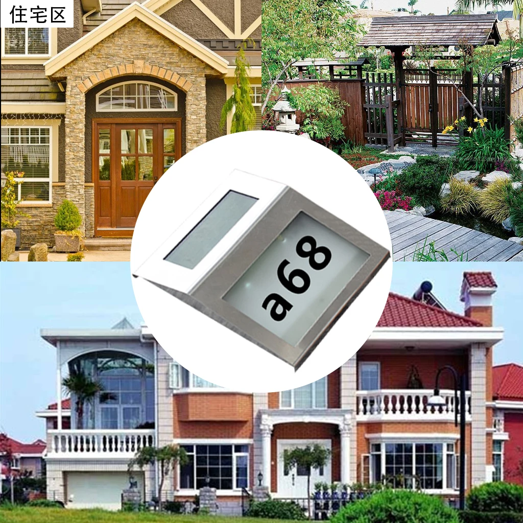 2 светодиодный настенный светильник из нержавеющей стали на солнечной