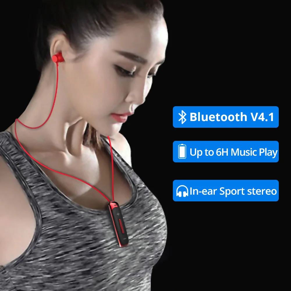 FONKEN TWS беспроводные Bluetooth наушники-вкладыши магнитные наушники с микрофоном спортивные ожерелья наушники в ухо наушники для мобильного телефона