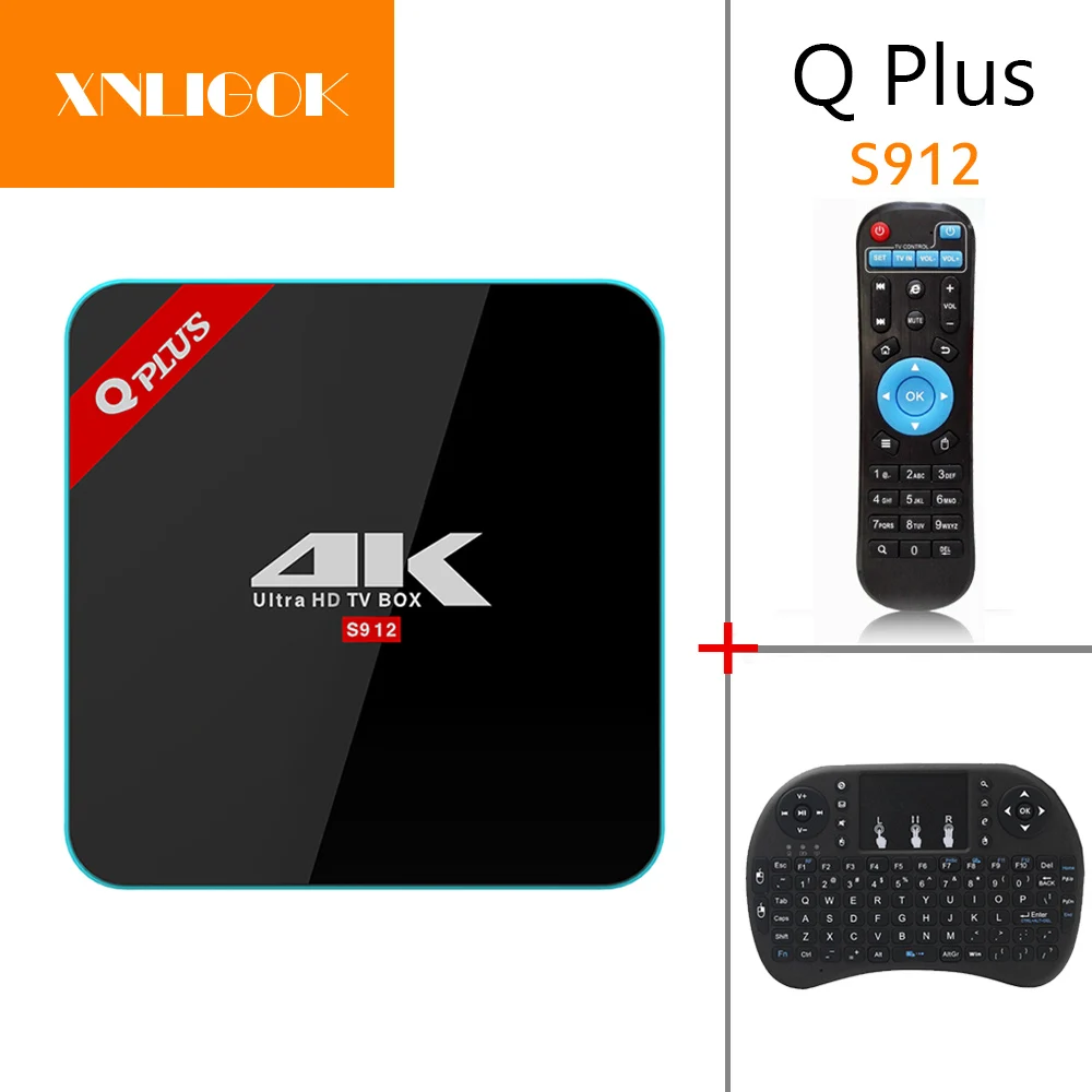 Q plus Amlogic S912 Восьмиядерный Android 7 1 TV Box 2G 16G/3G 32G Dual WiFi 4K|tv box 2g 16g|amlogic s912tv |