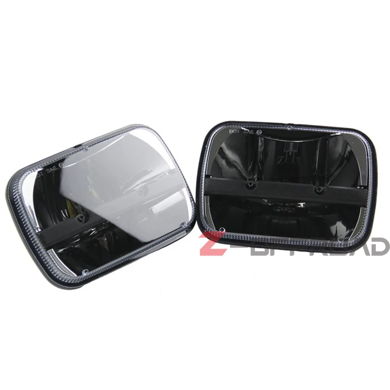 Светодиодные Квадратные передние фары для грузовиков 5x7 дюймов сменные Jeep Cherokee XJ