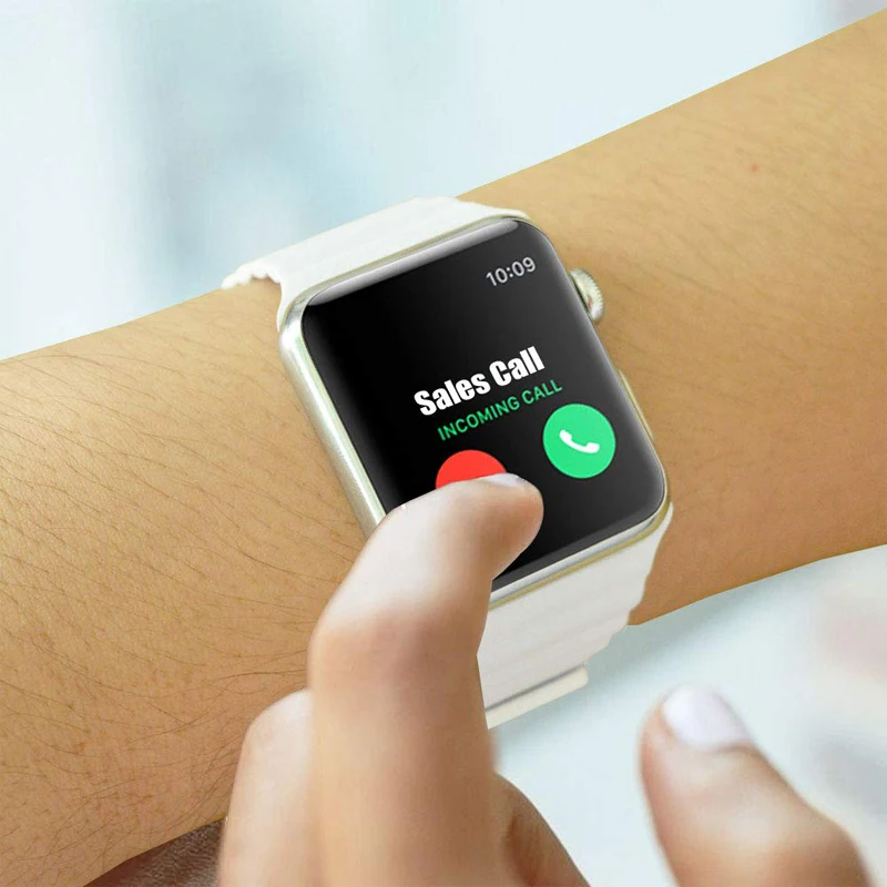 Чехол из натуральной кожи для apple watch, ремешок 42 мм, 38 мм, Версия 44 мм 40 мм ремень магнитный ремешок для наручных часов iwatch серии 5/4/3/2/1 браслет