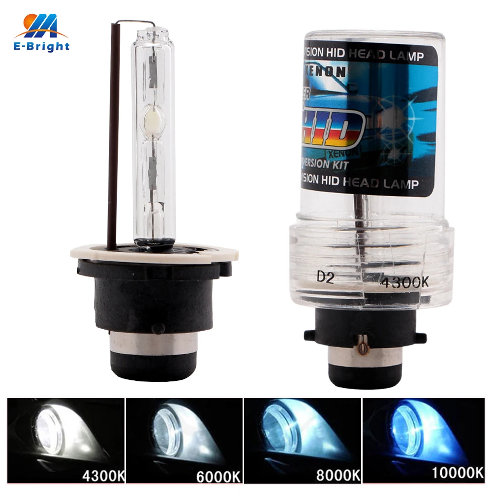 YM E яркий отражатели 2 шт мощностью 12V AC 35 Вт лампа D2S D2C 6000K HID ксеноновые лампы