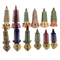 home decoration crafts figurines miniatures ceramics vintage bonsai buddhism pagoda rockery accessories aquarium decorate