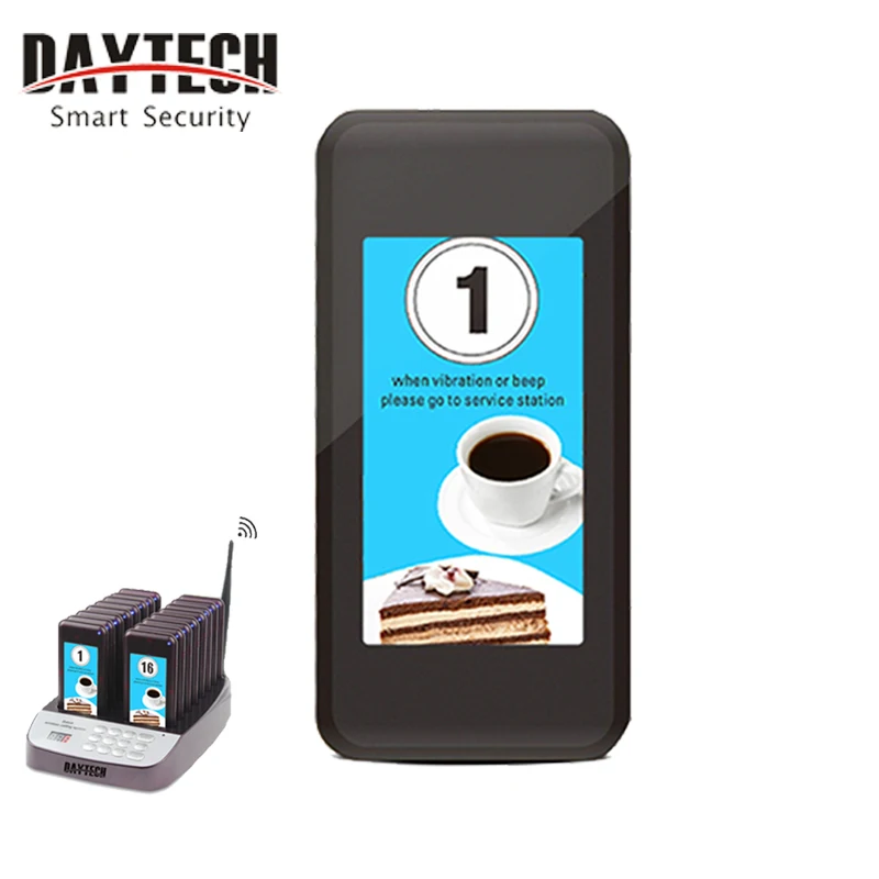 DAYTECH 1 шт. пейджер для вызова ресторана беспроводная система организации очередей