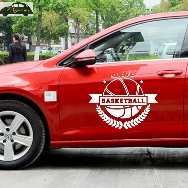 Наклейка на тему баскетбола спортивная Автомобильная наклейка шлемы детская