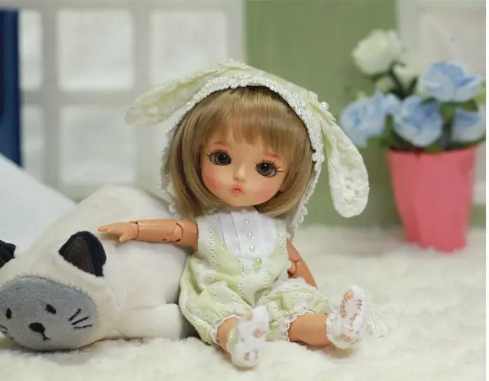 Бесплатная доставка 1/8 BJD кукла Yuna есть загар и нормальный цвет|Куклы| |