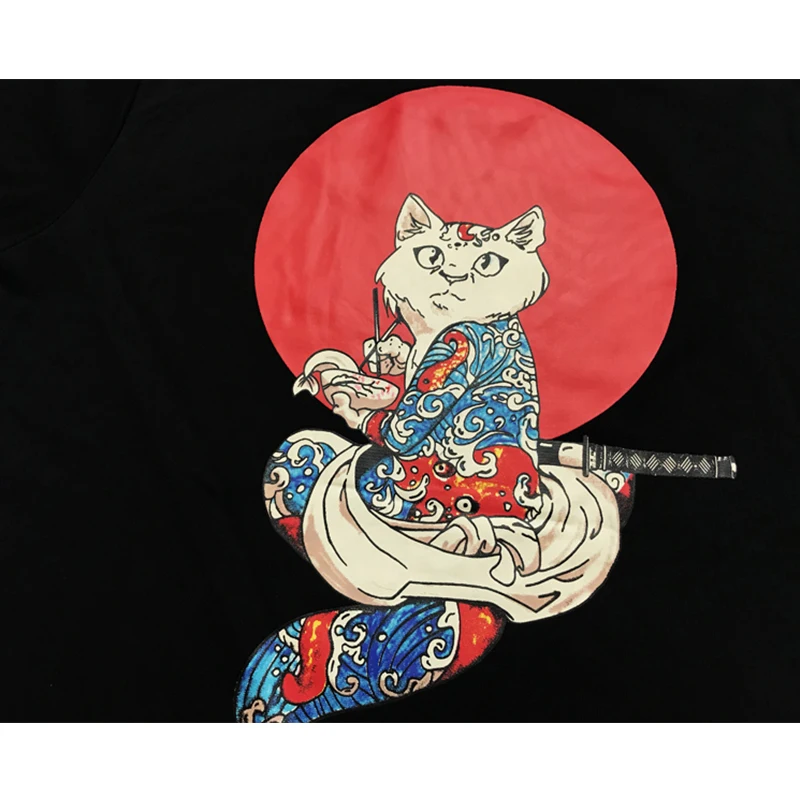Aolamegs, Мужская футболка, японская футболка с рисунком Ukiyo-e, повседневные футболки с круглым вырезом, Harajuku, уличные футболки, летняя уличная одежда