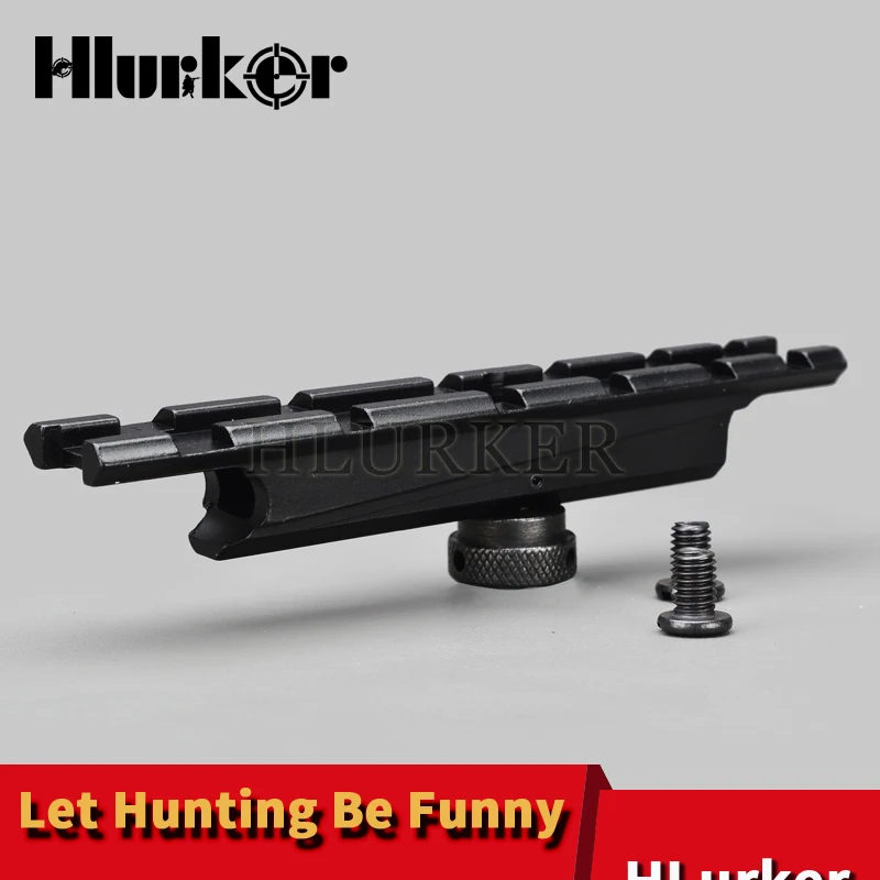 Плоская верхняя направляющая для Вивера 20 мм базовая прицела Длина 131 адаптер M4 M16