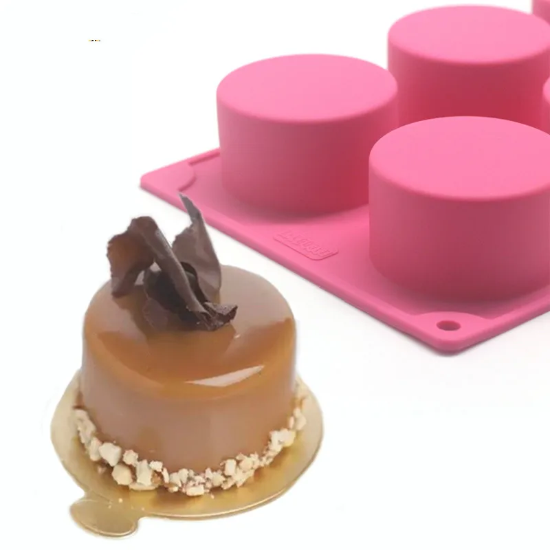 1 шт. инструмент для выпечки силиконовая форма 6 Полость мини тортов мусс пудинга