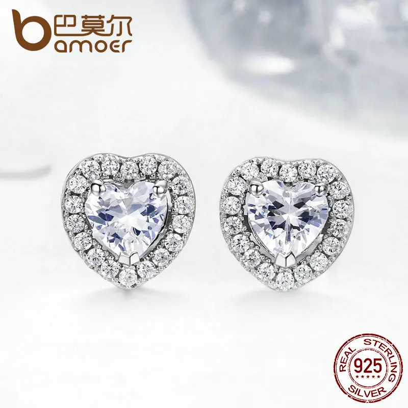 Женские серьги гвоздики из серебра 925 пробы с фианитом|stud earrings|stud earrings for womenearrings