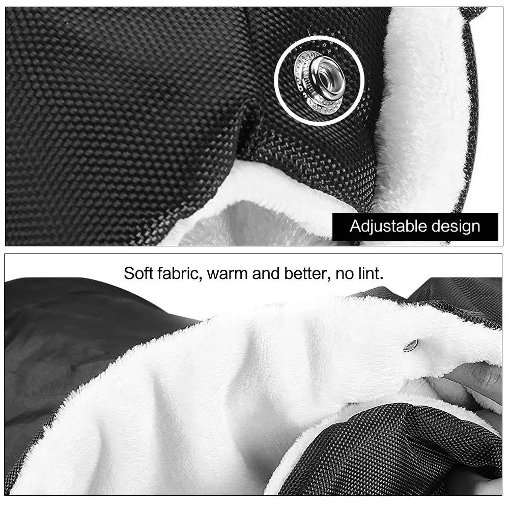 Толстый муфта для коляски Зимняя противоморозная принадлежность для детской коляски Водонепроницаемые теплые перчатки для родителей и нянь P20 on.