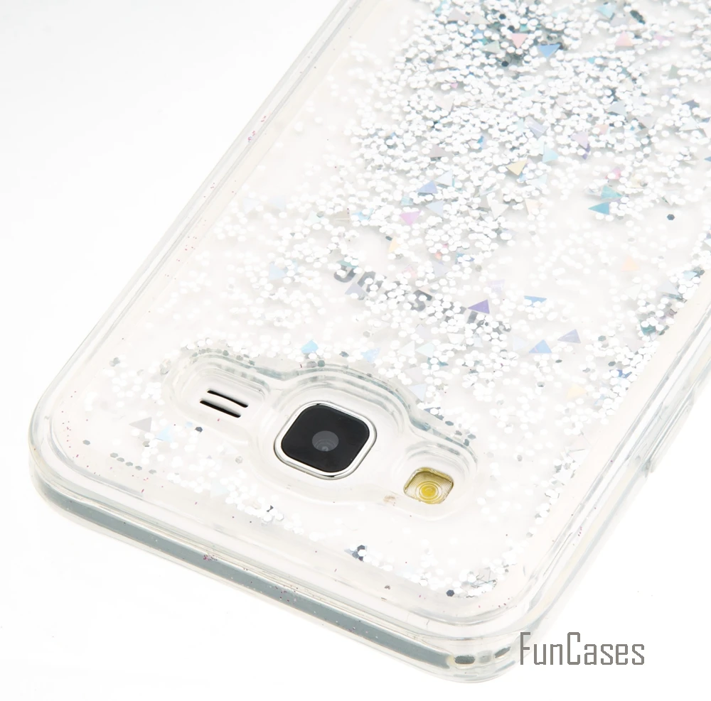 Coque Bling Love Heart Stars Мягкий ТПУ чехол для телефона samsung Galaxy J5 Funda Quicksand сотовый Чехол J500