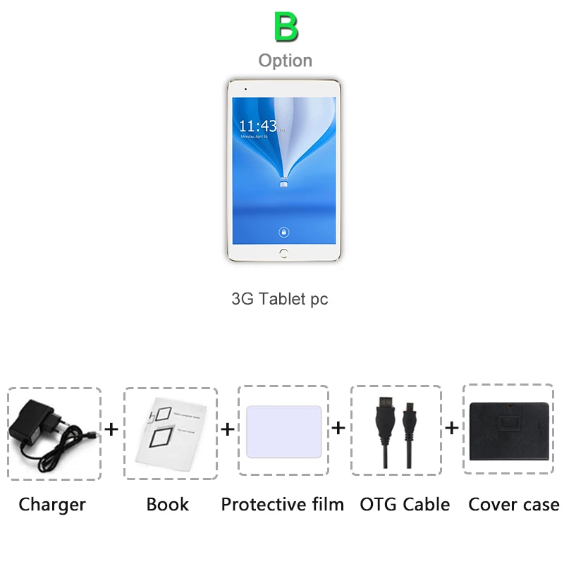 Новейший 10,1 дюймов 3g/4G LTE планшетный ПК две sim-карты Android 8,0 Octa core 6 Гб ram 1280*800 ips wifi Bluetooth планшеты шт 10 - Комплект: Комплект 2