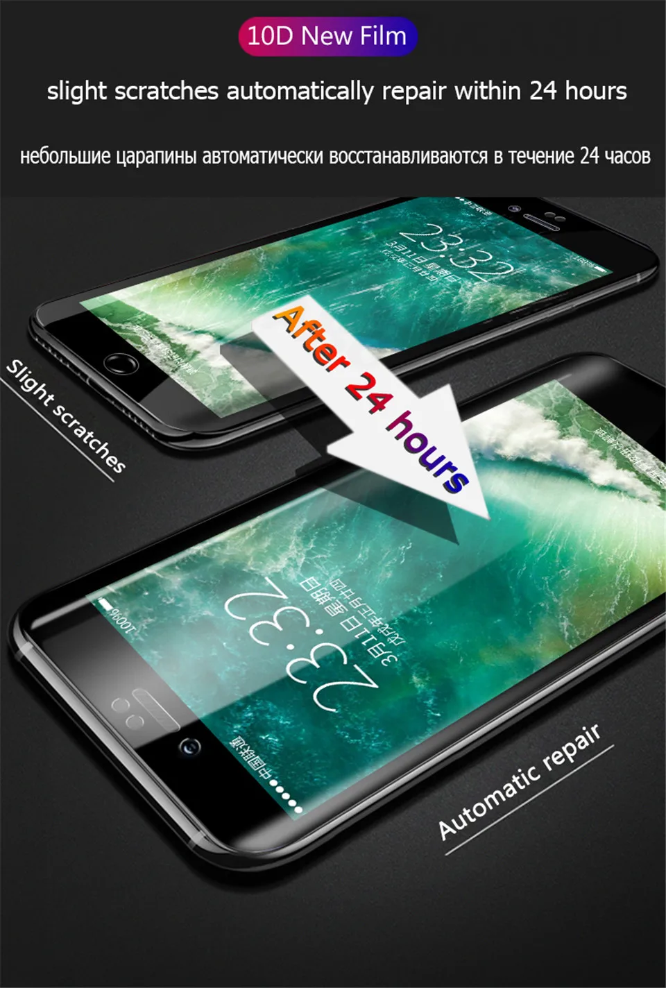 Новинка 10D полное покрытие мягкая Гидрогелевая пленка для iPhone X XR XS Max Защитная пленка для экрана для iPhone 8 7 6S Plus 6(не стекло