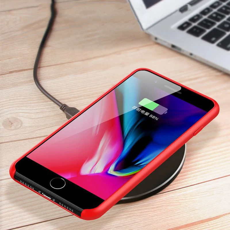 Чехлы для мобильных телефонов iPhone 7 8 Plus X 6 6s жидкий силиконовый чехол Магнитный