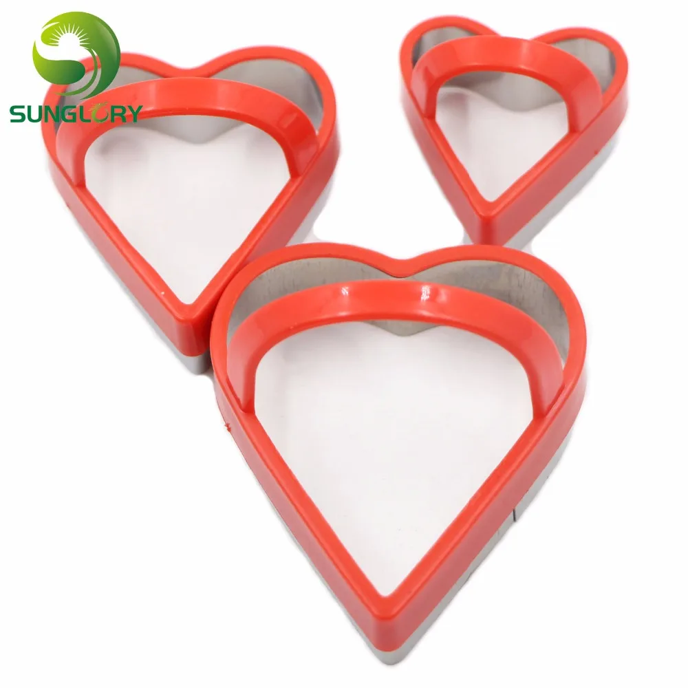 3 шт. резак для печенья из нержавеющей стали с пластиковой ручкой | Дом и сад