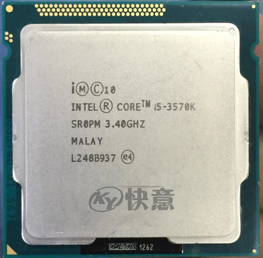 Бесплатная доставка INTEL Core i5 3570 К 3 4 ГГц 6 МБ 5.0GT/s SR0PM LGA1155 3570k Процессор процессор|intel