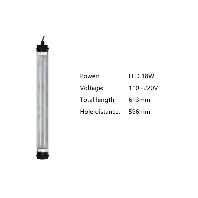 LED 18W 110-220V Водонепроницаемый светодио дный свет для гаража 8 Вт 40 Вт 24 В 220 В 1,25 м лампа для швейной машины промышленное освещение led светильник в гараж лампа для швейной машины освещение гаража icoco - Цвет: LED 18W 110-220V
