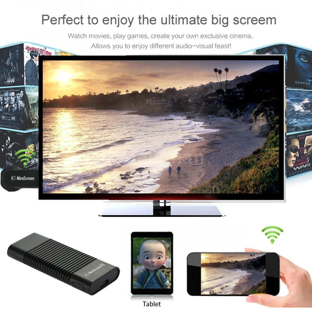 5G MiraScreen беспроводной Wifi ключ видео HDMI адаптер для ТВ iPad Android Samsung S8 S9 iPhone XS MAX XR X 5 6 7 8
