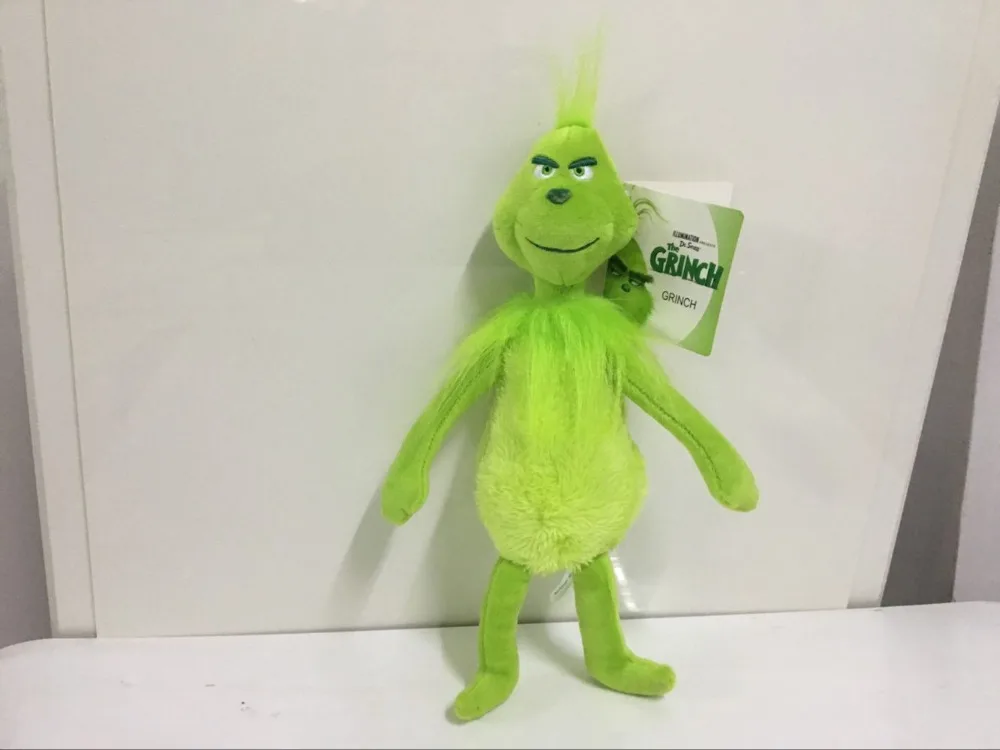 18 38 см как Grinch палантин плюшевые игрушечные куклы с собакой Макс рождественские