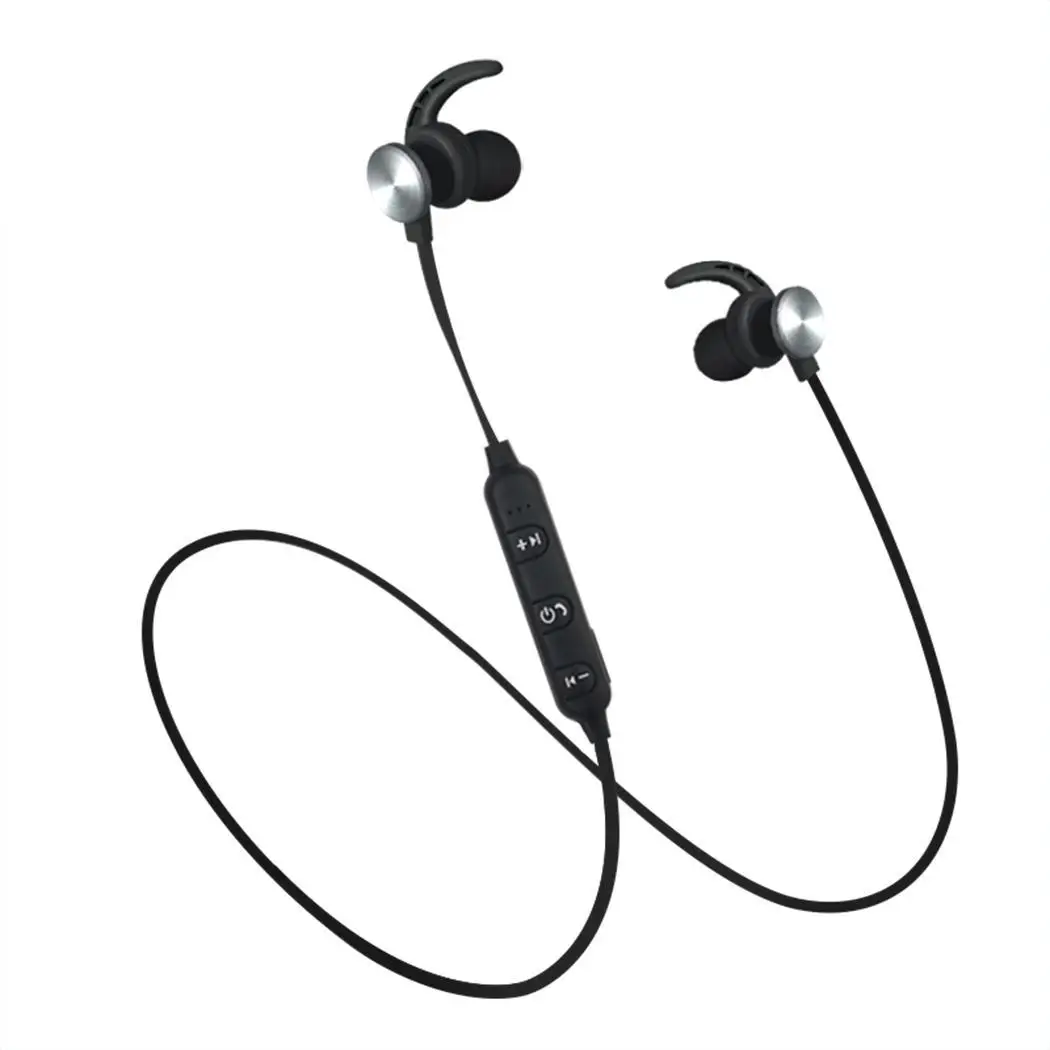 Bluetooth стерео наушники гарнитура беспроводная Магнитная 6H 150H 10m V5.0 черные белые 10H |