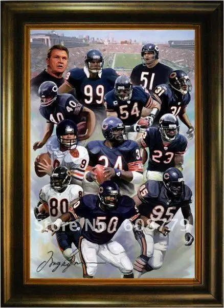 Чикаго мишки картина маслом | Дом и сад