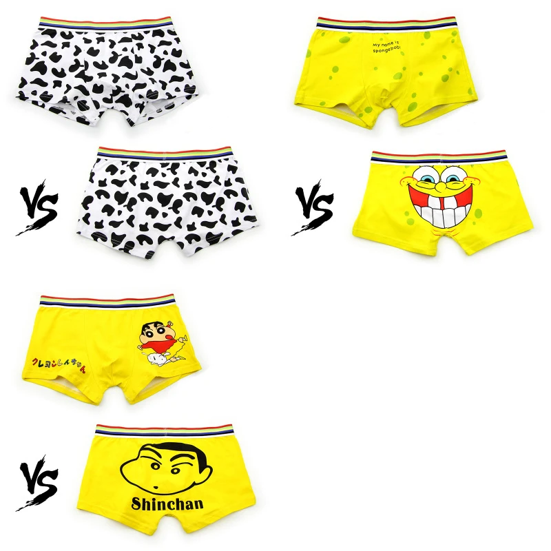 Boys Cartoon cotton Classic Printing Ferocious bird Sexy Underpants Men Underwear Simpsan treasure Panties Boxers students |