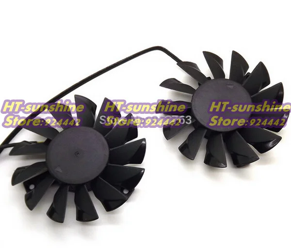 Бесплатная доставка 1 пара Power Logic PLD08010S12HH 12V 0.35A 5 мм видеокарта VGA вентилятор