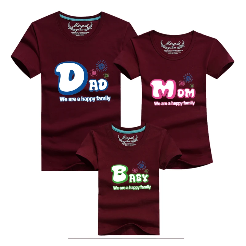 2018 Camisetas Familia Летний стиль брендовая футболка для матери и дочери &quotпапа&quot
