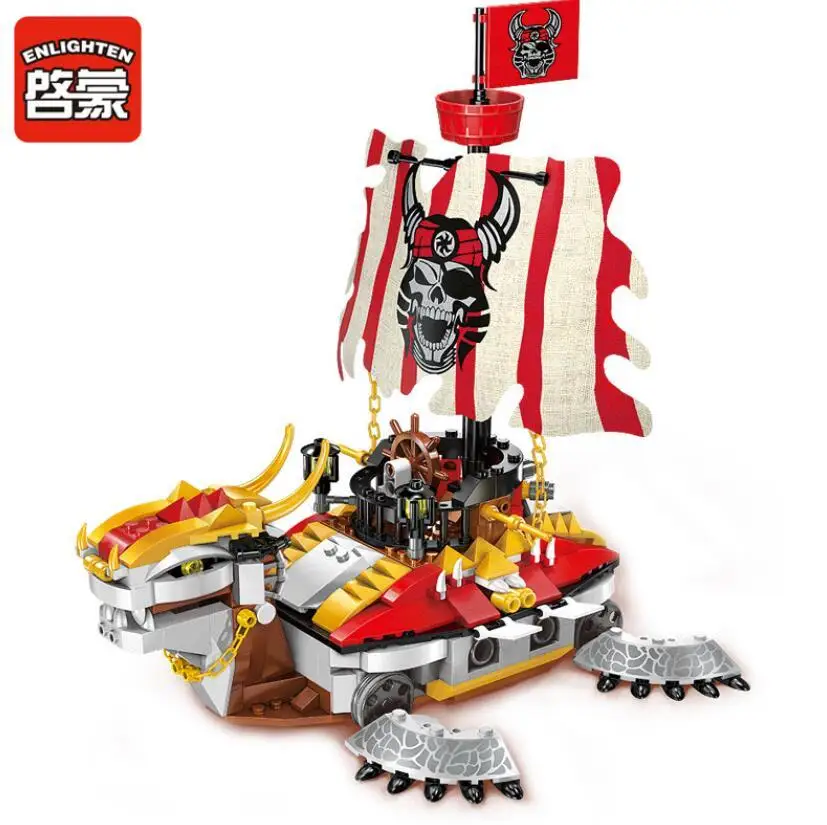 2017 New Enlighten Pirate Series Armored Warships Building Block Sets Bricks Toys Gifts For Children | Игрушки и хобби