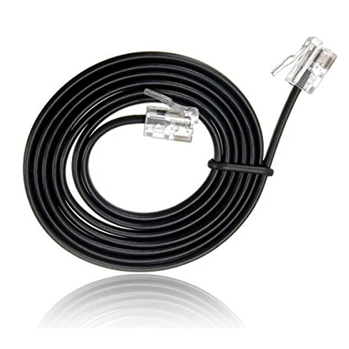 Телефонный кабель RJ11 6P4C ADSL модем 1 метр|rj11 6p4c cable|cable telephone6p4c cable |