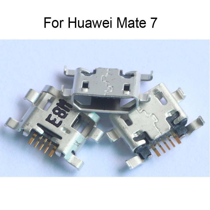 5PCS Replacement For Huawei Mate 7 Charger Connector Parts Repair Spare Mate7 USB Dock Charging Port | Мобильные телефоны и