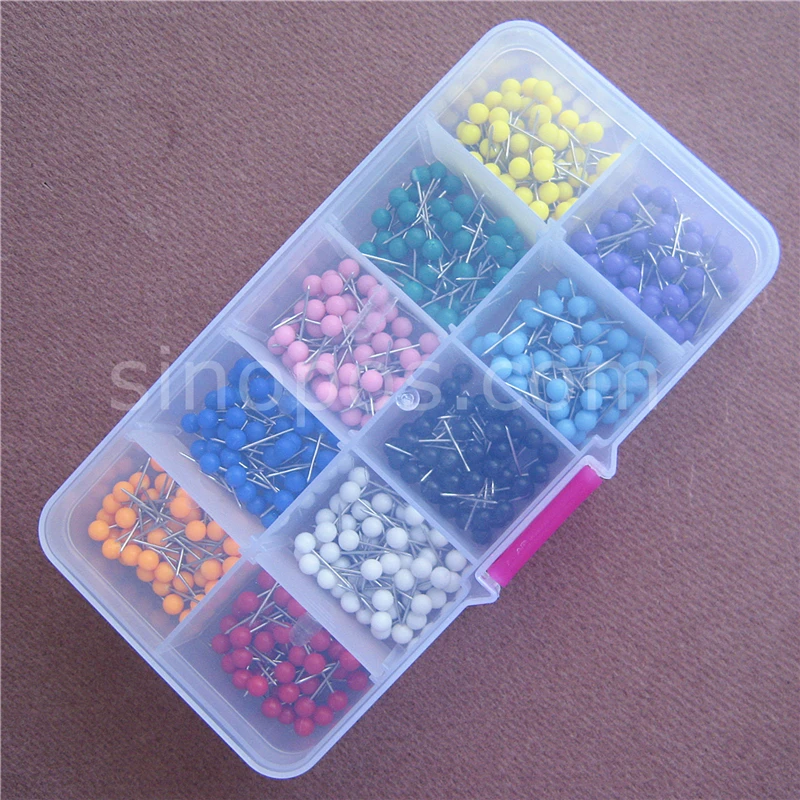 Шариковые штифты для карт прямые безопасные стальные с шариковой головкой