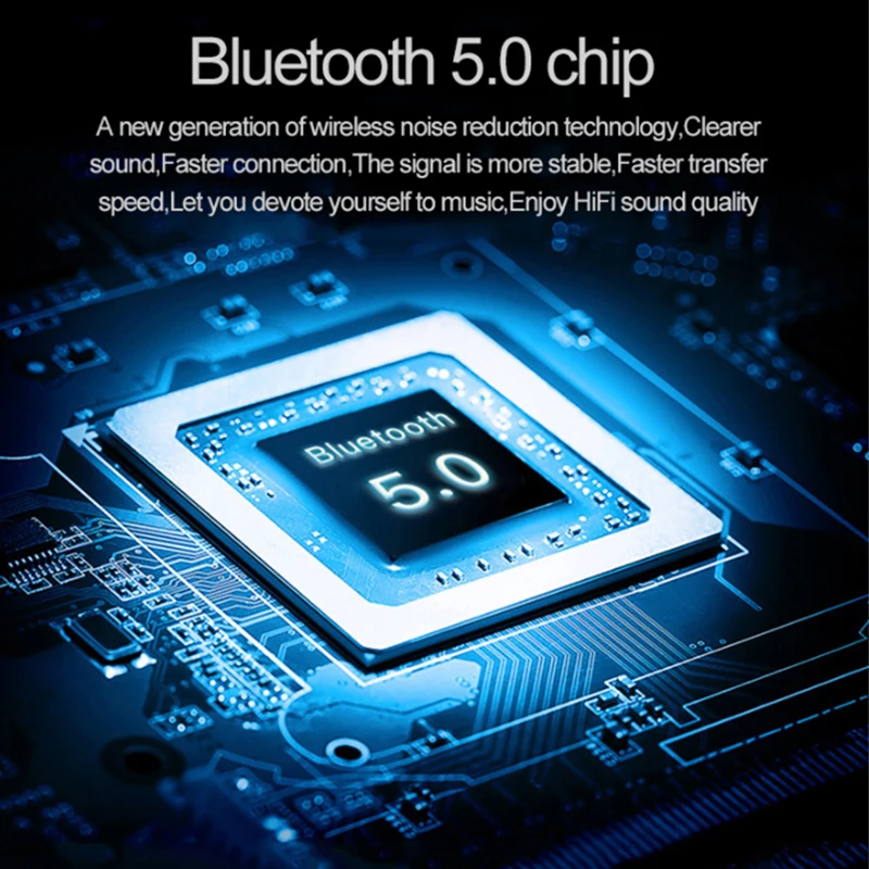 TWS Bluetooth 5 0 Наушники Беспроводные спортивные наушники с шумоподавлением HIFI бас