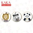 Наборы для вышивки крестиком, наборы для вышивки с напечатанным рисунком, холст 11CT-5D для домашнего декора, животные CKA0053