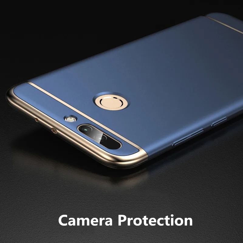 Huawei Honor V8 Чехол роскошный 3в1 полная защита модная обшивка корпуса задняя крышка