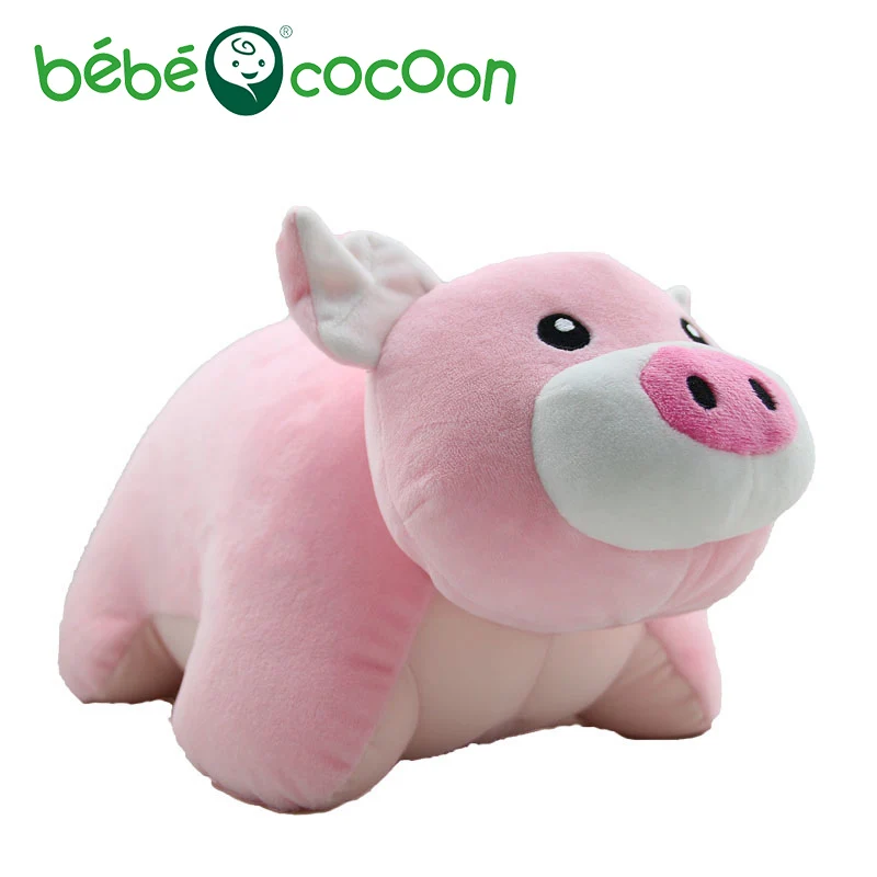 Bebecocoon Animal Convertible Ushaped Neck Pillow Stuffed Plush Toy Decorative Pillows Multifunctional Travel Soft Cushion | Игрушки и