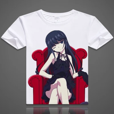 Аниме STRIKE THE BLOOD футболка Akatsuki Kojou косплей костюм унисекс Мягкая Белая
