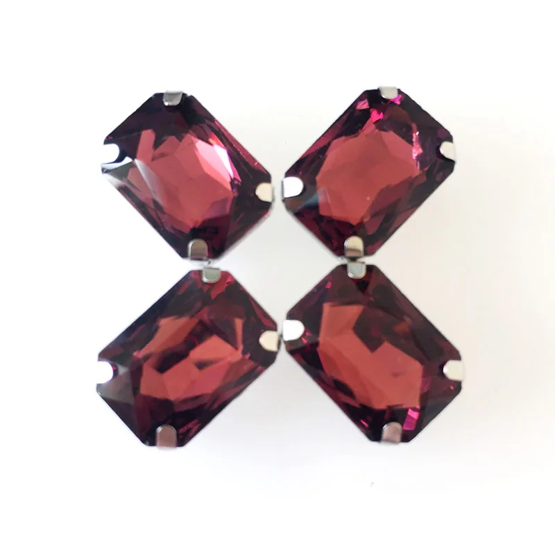 Красное вино высокое качество стеклянные стразы с плоской задней поверхностью