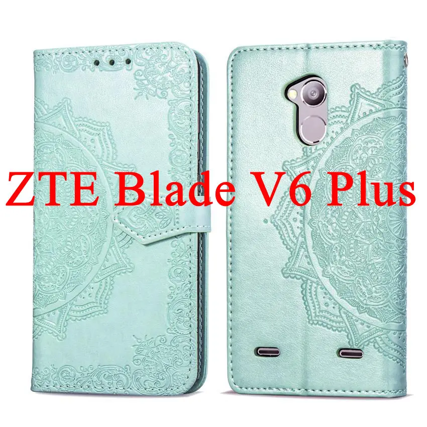 Кожаный чехол-книжка для zte Blade V7 Lite V6 plus, чехол-кошелек, чехол для телефона, Защита экрана для zte Blade V7 Lite, zte Blade V6+ пленка