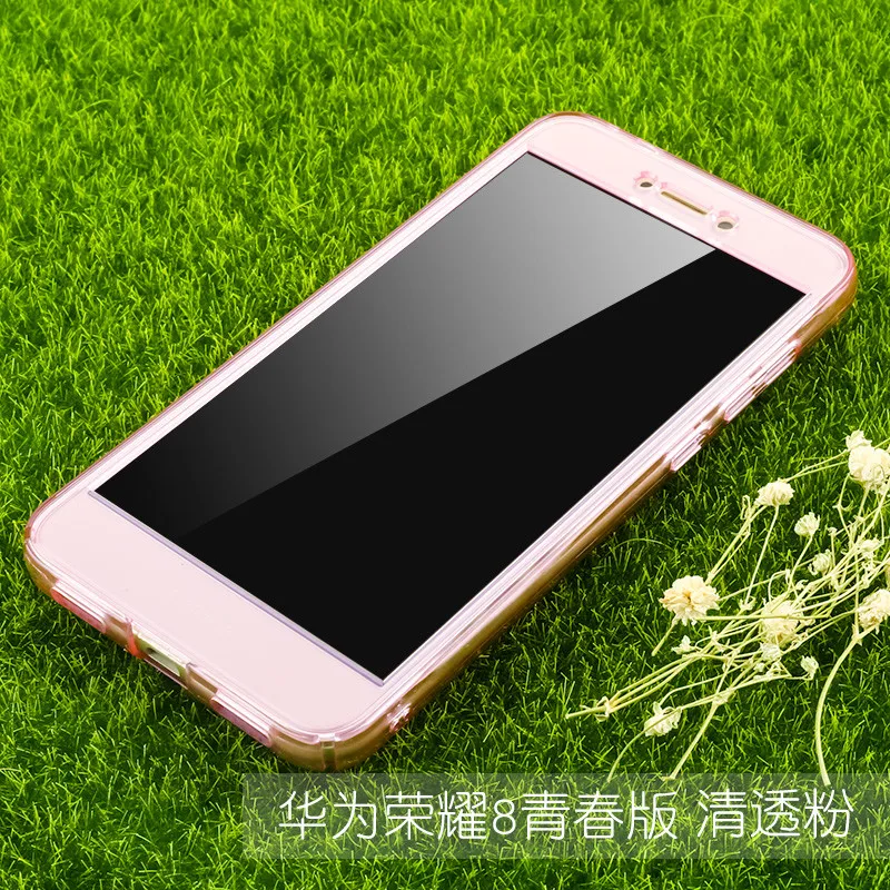 For Huawei Honor 8 Lite Honor8 Cover Clear Transparent Phone Cases Funda P8 2017 Coque Full Protection Case |