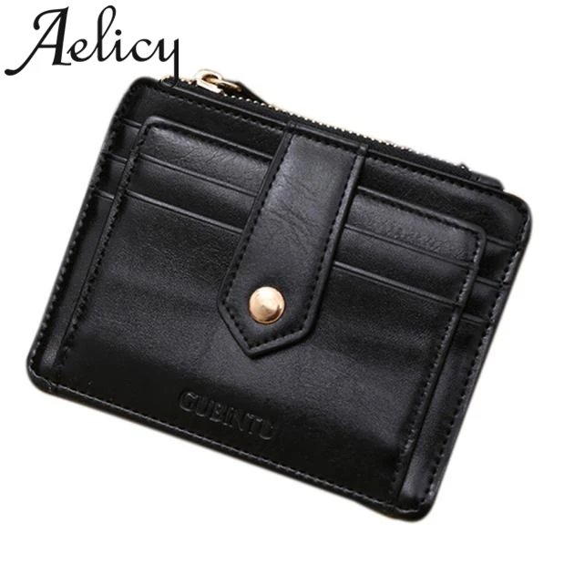 Aelicy 2019 Мини кожаный женский кошелек на молнии Кошелек для монет Женская мода