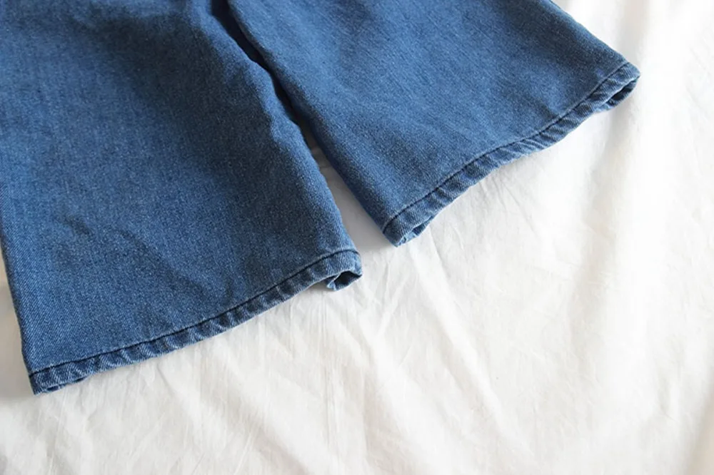 Весенняя детская одежда Широкие штаны для мальчиков и девочек Однотонные