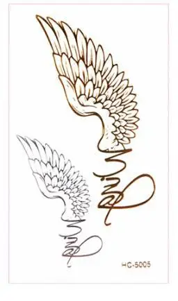 Новые специальные золотые серебряные татуировки металлические вдохновленные флэш водонепроницаемые